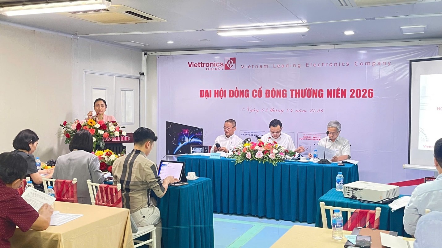 VIETTRONICS THỦ ĐỨC TỔ CHỨC THÀNH CÔNG ĐẠI HỘI CỔ ĐÔNG THƯỜNG NIÊN 2026 – BƯỚC NGOẶT QUAN TRỌNG TRONG CHIẾN LƯỢC PHÁT TRIỂN
