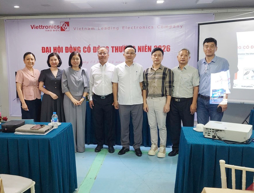 VIETTRONICS THỦ ĐỨC TỔ CHỨC THÀNH CÔNG ĐẠI HỘI CỔ ĐÔNG THƯỜNG NIÊN 2026 – BƯỚC NGOẶT QUAN TRỌNG TRONG CHIẾN LƯỢC PHÁT TRIỂN